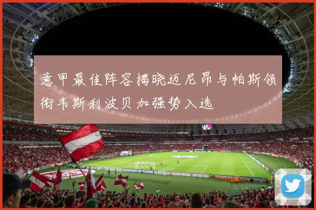 意甲最佳阵容揭晓迈尼昂与帕斯领衔韦斯利波贝加强势入选